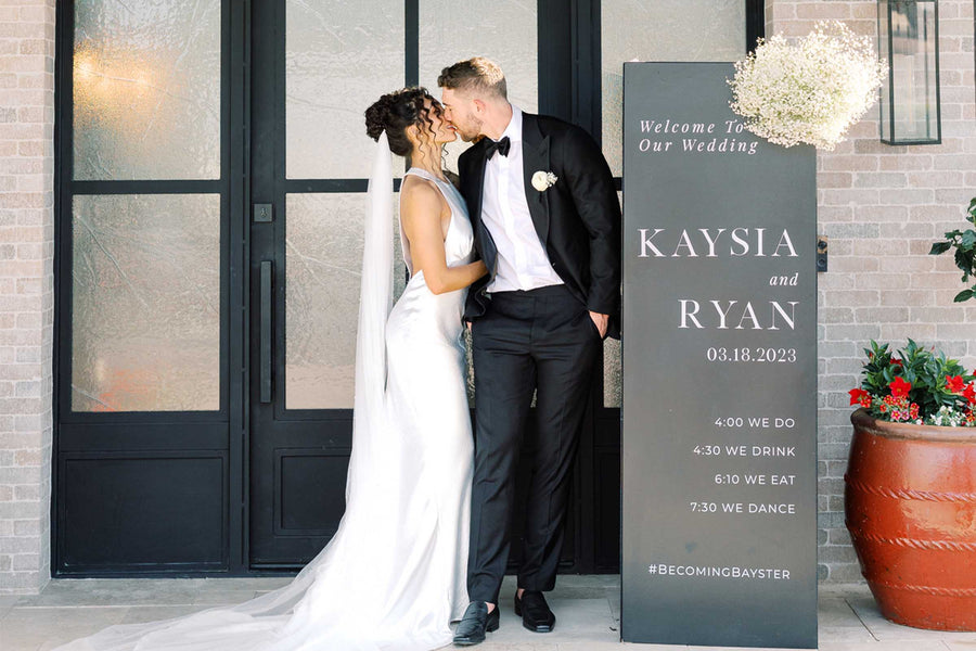 Ryan & Kaysia in the Opal Gown