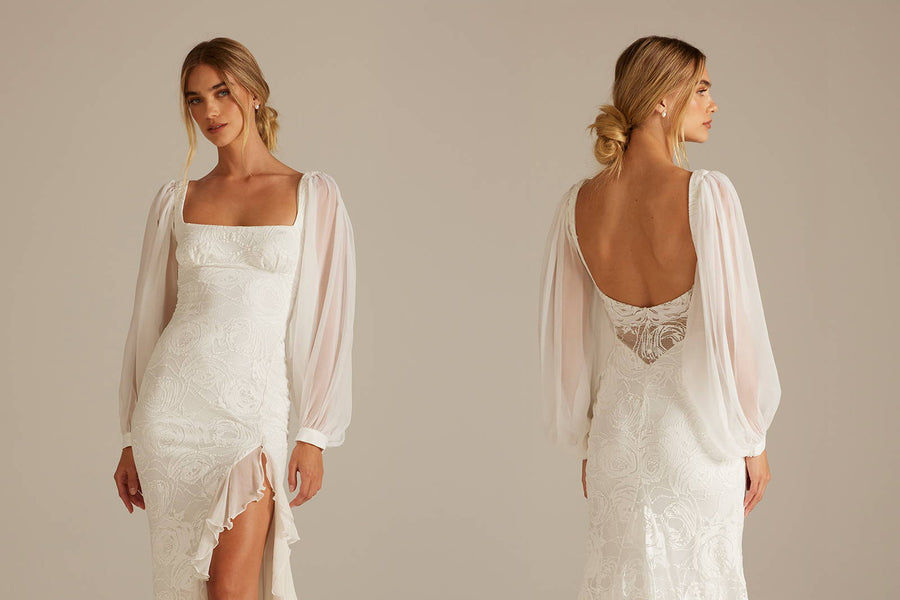 Notre dernière collection capsule de manches pour robes de mariée 