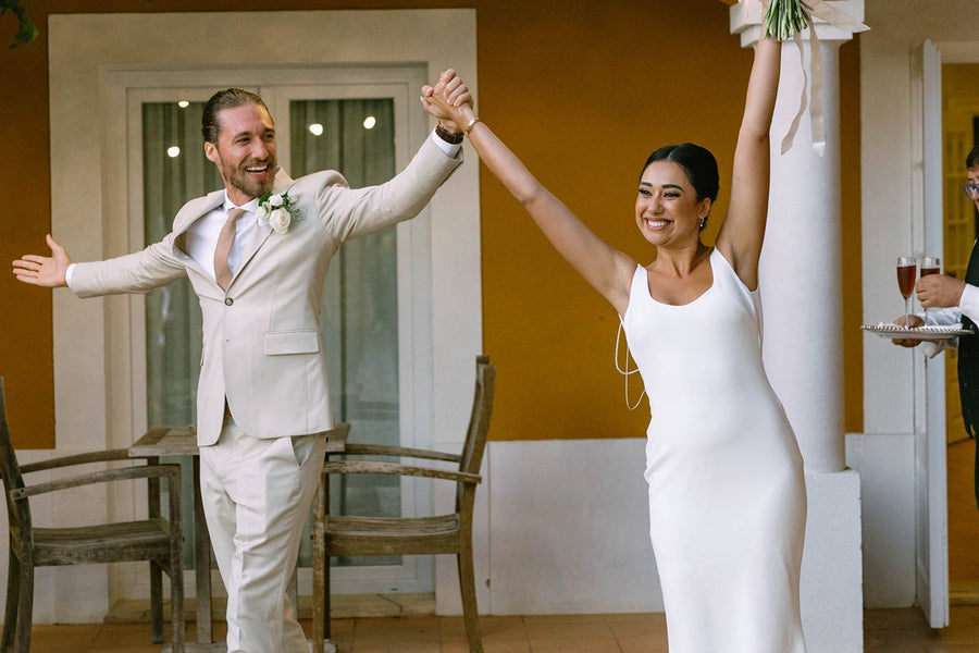 Alex and Caira in the Martini Gown