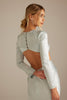 Blake Back Shot Long Sleeve Blue Bridesmaid Dress_XS_