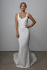 martini dress front floor length