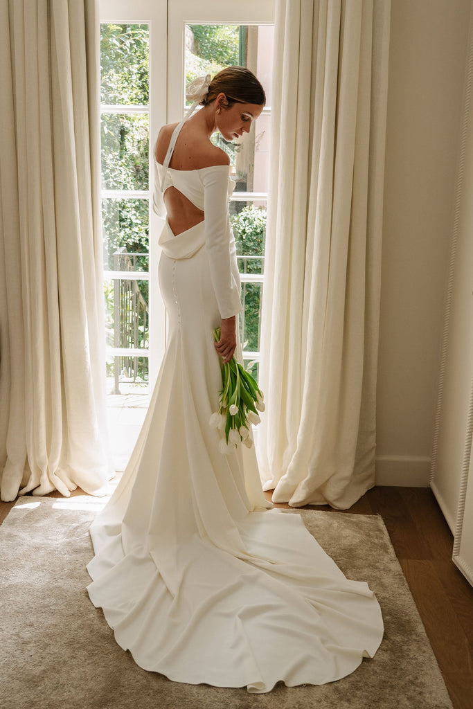 Deia Off the Shoulder Wedding Dress_XS_