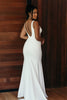 Low back of the Jones Wedding Gown