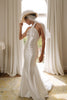 Mavi High Neck Wedding Dress_XS_