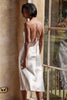 Grace Loves Lace Silky Satin Midi Moonshine Back Side